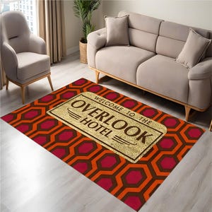 The Shining Overlook Hotel,The Shining Room 237 Rug, Overlook Hotel Decor, Shining Rug, Horror Movies Fan Rug, The Shining Home Decor