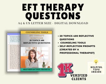 Emotion-Focused Therapy Questions Pack – 20 Topics, Guided Reflection Prompts