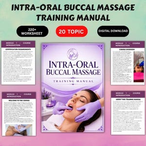 Intra-Oral Buccal Massage Training Manual | Facial Sculpting Course (PDF Download)