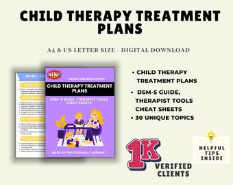 Boîte à outils de traitement de thérapie infantile | Aide-mémoire pour le guide et le thérapeute basés sur le DSM-5