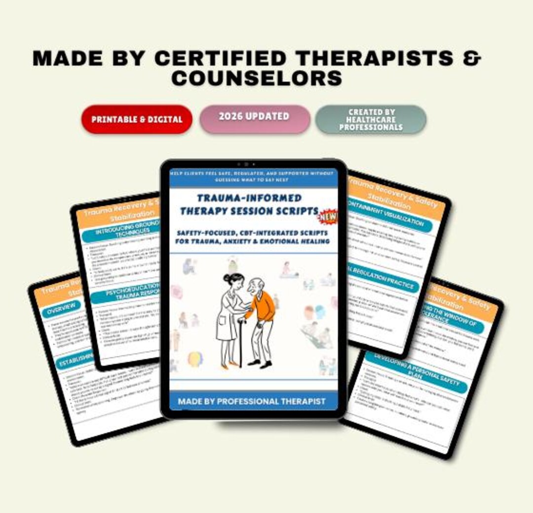 Trauma-informed Therapy Session Scripts | Cbt-based Counseling Scripts ...