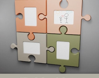 Puzzle Photo Frames STL – 3D Print File