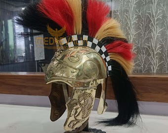 Brass Chalcidian Helmet | Ancient Greek Reenactment Armor