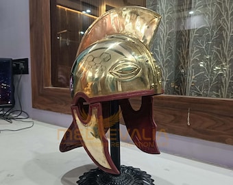 Intercisa Roman Helmet | Brass Crest Historical Replica