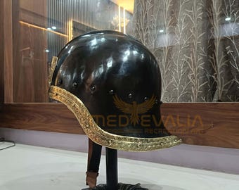 Knight Sallet-helm | Laat 15e-eeuwse replica van 1,2 mm zacht staal middeleeuws pantser