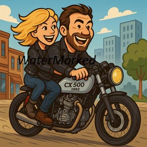 Cafe Racer with Pillion