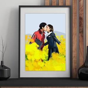 When life Gives You Tangerines K-Drama Printable Illustration Art