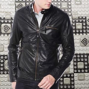 Men&#39;s Leather Jacket,Jacket for Men,Men Bomber Jackets Biker Jacket Vintage jacket Unisex jacket Motorcycle Western Goose USA Distressed 6
