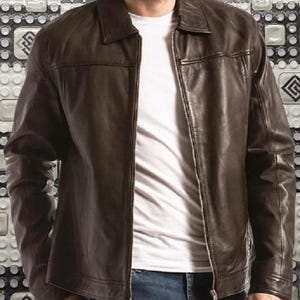 Men&#39;s Leather Jacket,Jacket for Men,Men Bomber Jackets Biker Jacket Vintage jacket Unisex jacket Motorcycle Western Goose USA Distressed 20
