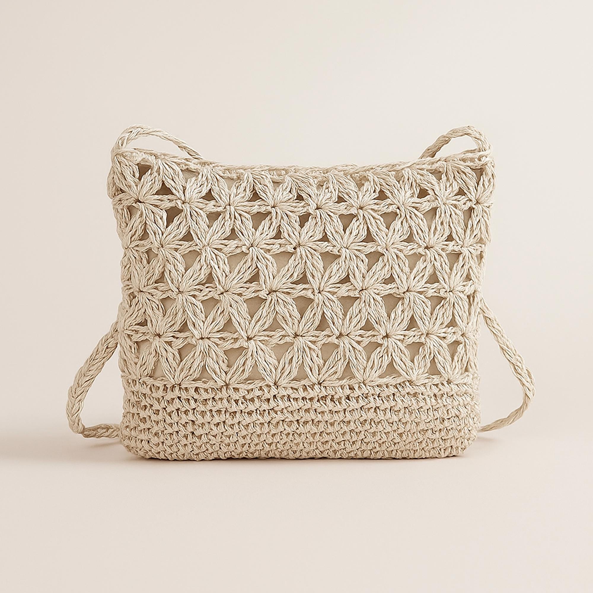 Floral Straw Bag - Etsy