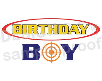 Free Free Nerf Birthday Svg 175 SVG PNG EPS DXF File