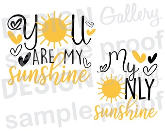 Download You Are My Sunshine Svg Etsy