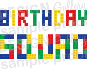 Download Lego Birthday Shirt Svg Etsy