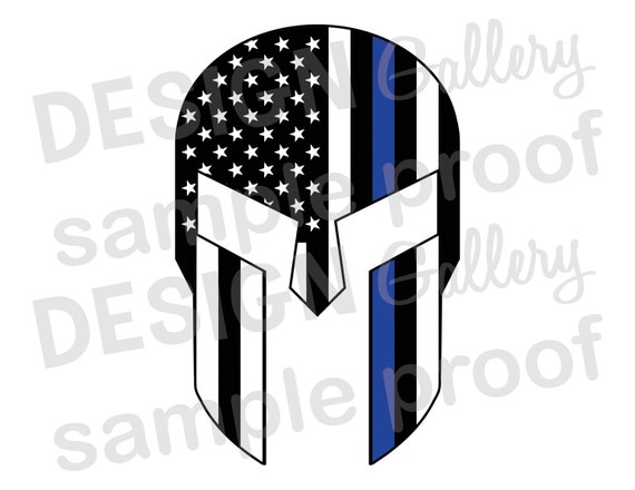 Download American Flag Gladiator Jpg Svg Dxf Thin Blue Line Mask Etsy