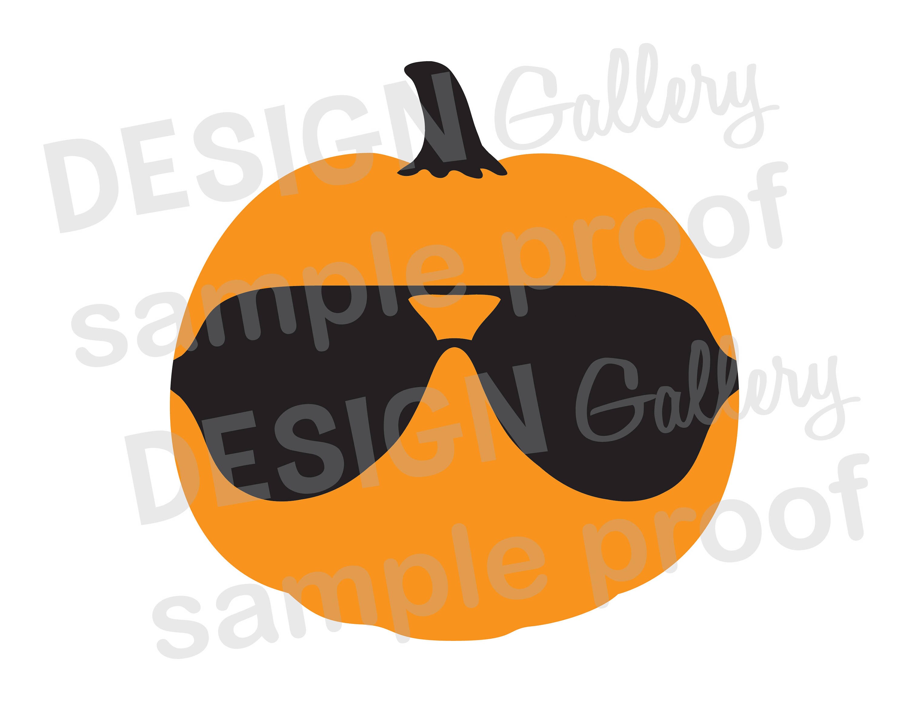 Pumpkin Face Glasses SVG dxf cut & JPG png image files Etsy