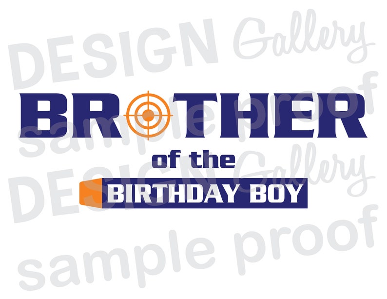 Download Brother of the Birthday Boy JPG png & SVG DXF cut file | Etsy