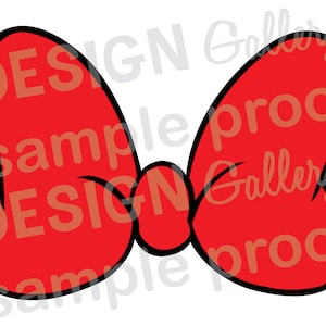 Bow - svg, dxf cut files & jpg, png image files - DIY Printable Iron On Transfer Instant Download