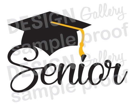 Download Senior Graduate Cap Hat Tassel Svg Dxf Cut Png Image Files Etsy
