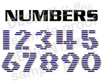 Numbers - JPG, png & SVG, DXF cut file, Printable Digital, dart shooting target - Instant Download