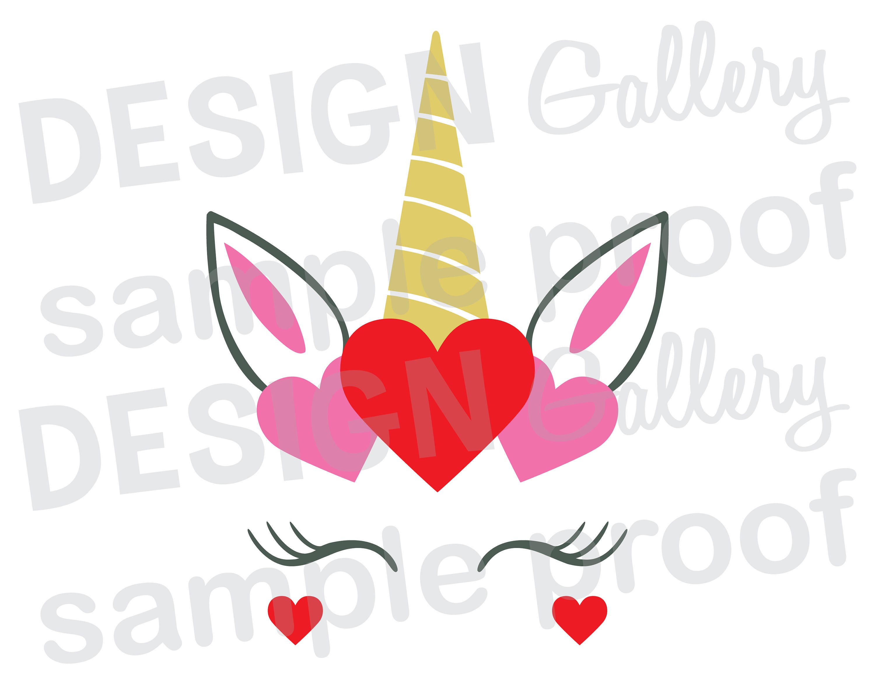Download Unicorn Face JPG png & SVG DXF cut file Printable | Etsy