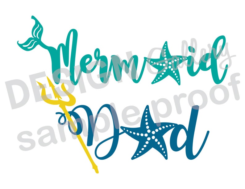 Free Free 172 Mermaid Family Birthday Svg SVG PNG EPS DXF File