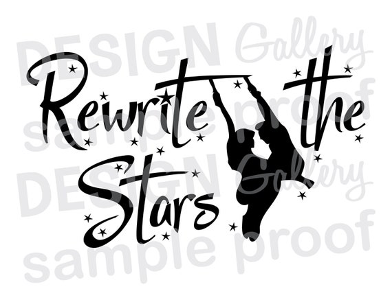 Rewrite The Stars Svg Dxf Cut Files Png Jpg Image Files Etsy