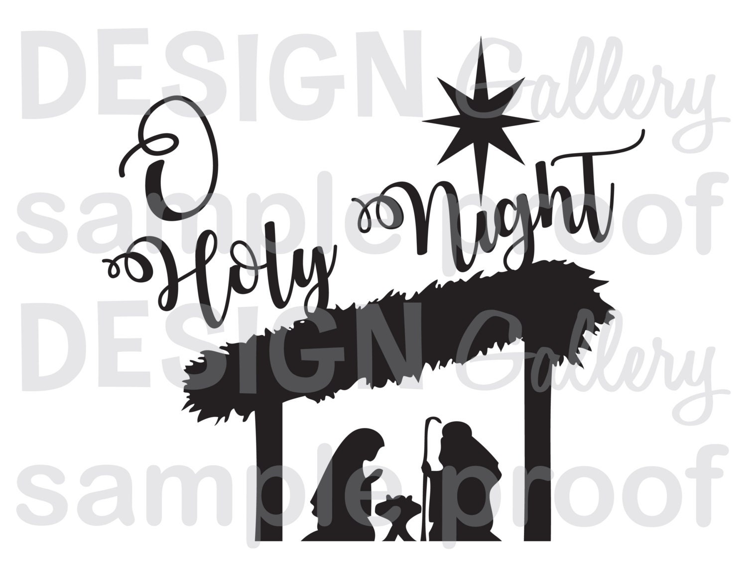 O Holy Night PNG - Nativity Oh Holy Night Sublimation - Digital Downlo –  Lottie Dotties LLC