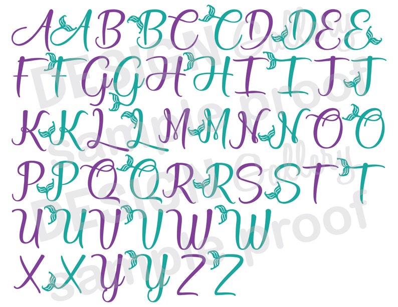 Free Free 207 Mermaid Letters Svg Free SVG PNG EPS DXF File