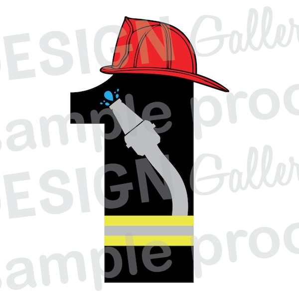 1 One - Firefighter - JPG, png & SVG, DXF cut file, Printable Digital, Fire man woman - Instant Download