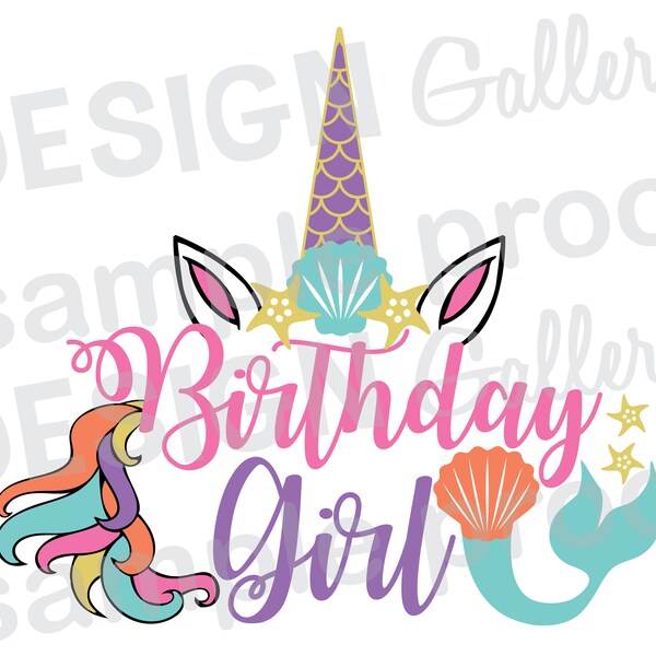 Unicorn Mermaid - Etsy