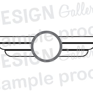 Wings Svg Dxf Cut & Jpg Png Image Files Airplane Pilot | Etsy