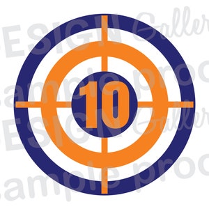 Nerf Bullseye Shirt Etsy