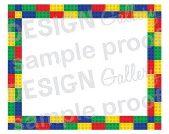 Brick Frame Sign Name Tag - JPG, png & SVG, DXF cut file, Printable Digital, shooting target - Instant Download