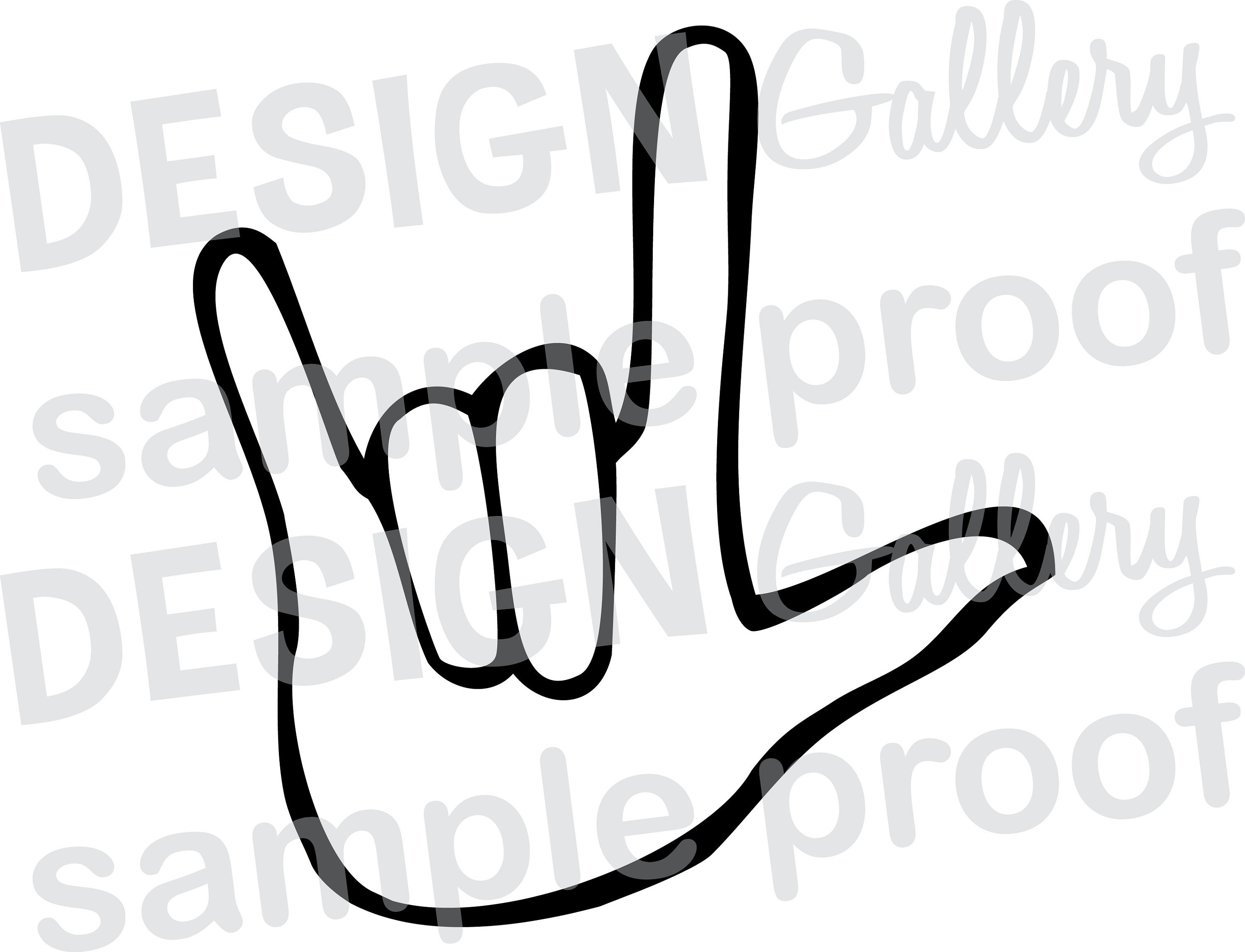 Asl I Love You Hand Sign Language Jpg Png Svg Dxf Cut Etsy Asl I Love You Hand Sign Language Jpg Png Svg Dxf Cut Etsy