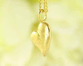 Heavy heart - contemporary romantic pendant