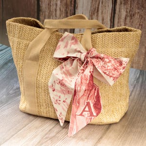 Custom Beach Straw Bags, Bachelorette Tote Bag, Personalized Scarf Bag, Bridal Shower Bags, Wedding Favors, Bridesmaid Proposal, Burlap Tote