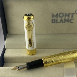 Montblanc StarWalker Muhammad Ali Fountain Pen - Gold Accents