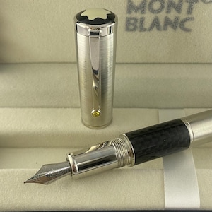 Montblanc StarWalker Mahatma Gandhi Fountain Pen: Silver Body, Limited Edition