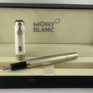 Montblanc StarWalker Muhammad Ali Fountain Pen - Silver & Black