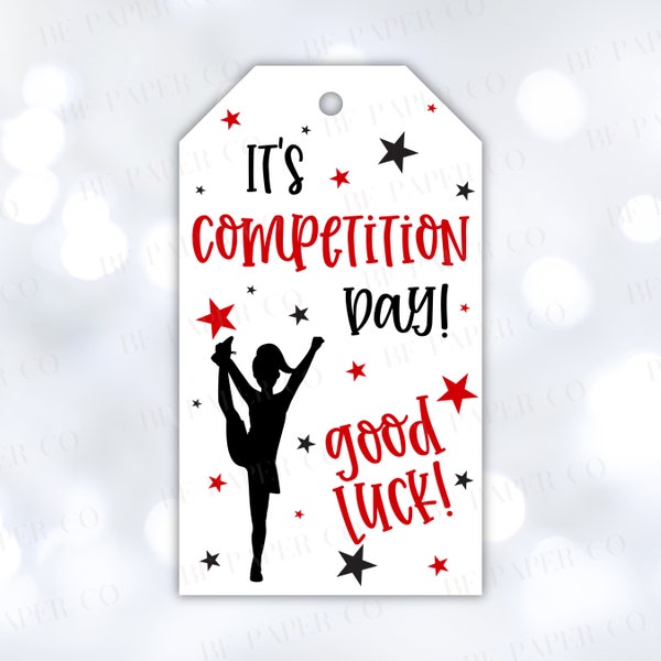 It's Competition Day | Cheer | Gift Tag