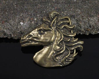 Buckle Horses With Feathers in Their Hair - Etsy Israel display picture 3