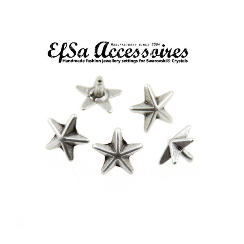 10 Star Rivets, Silver Nail Rivets for Leather, Decorative Rivets for ...