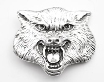 Wolf Belt Buckle, Animal Belt Buckle, Wild Accessory, Hunting Belt Buckle, Unique Belt, Quality Belt Buckle, Silver Belt Buckle GS244