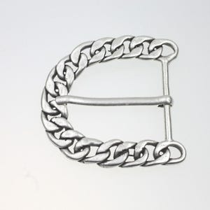 Chain belt buckle, Silver belt buckle, Round belt buckle, Classic belt buckle, Casual belt buckle, Boho belt buckle, Belt strap GS294as