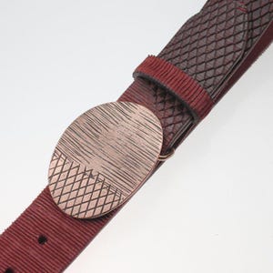 Oval Belt Buckle,  Python Belt Fastener, Western Belt Buckle Supplies, Lizard Belt, Snakeskin Belt Buckle, Adjustable Belt GS322ac