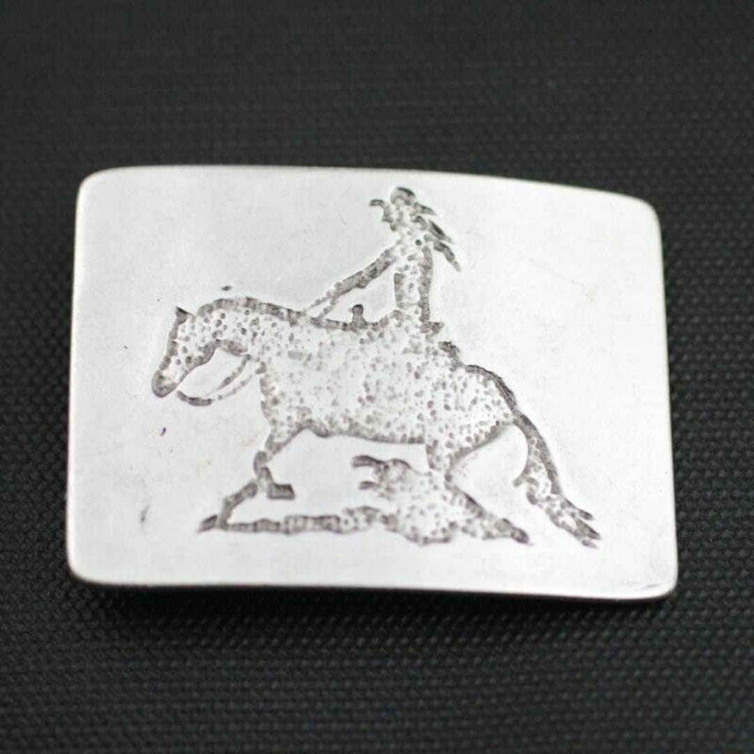 Zinc Alloy Western Belt Buckle Snap On Cowgirl Horse s-l400.jpg main image 4