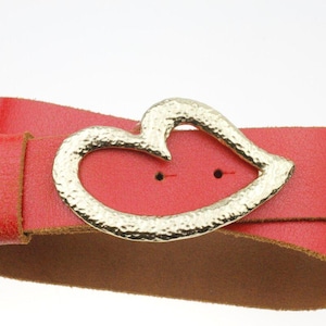 Heart Belt Buckle, Gold Belt Buckle, Heart Jewelry, Heart Belt Accessory, Leather Belt, Love Buckle, Belt Fastener, Women Buckle, GS196go