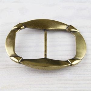 Simple Oval Belt Buckle, Metal Belt Buckle, Bronze Casual Belt Buckle, Buckle For Leather Belt, Belt Accesory, Unisex Belt Buckle, GS5565