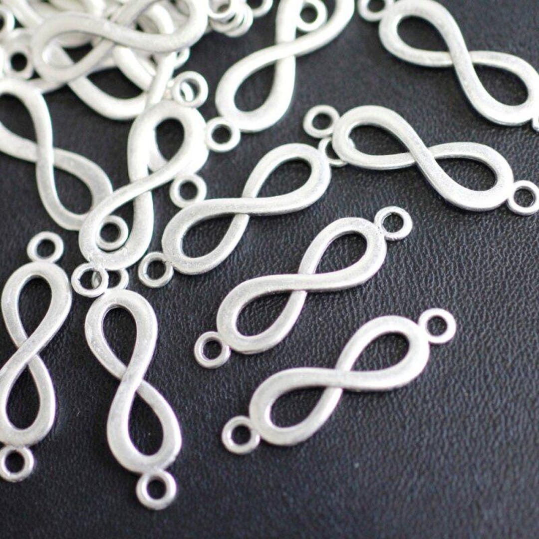 20 Infinity Connector, Infinity Charms Zm1074 - Etsy