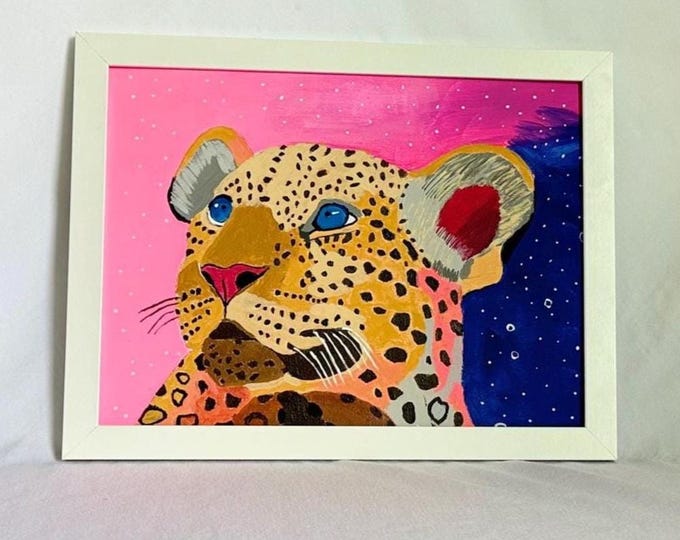 Custom Pet Portrait | Handpainted Acrylic Animal Painting | Dog Cat Horse Art on Canvas | Personalized Animal Wall Decor